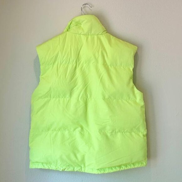 A New Day- Neon Green Puffer Vest (Size Medium) - Picture 4 of 6